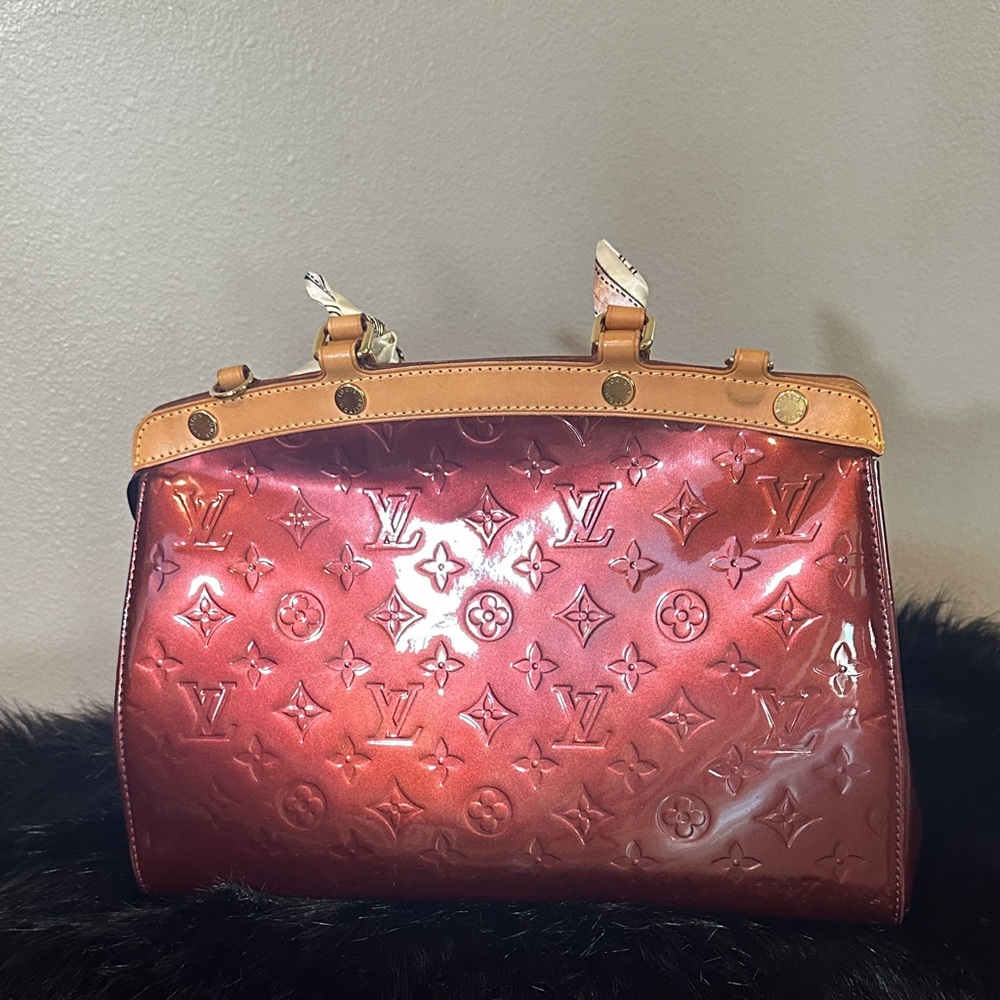Louis Vuitton Shimmering Red Satchel - Picture 3 of 11
